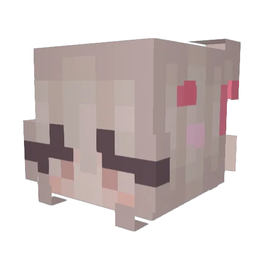 theyluvanna Minecraft avatar head, 3D render