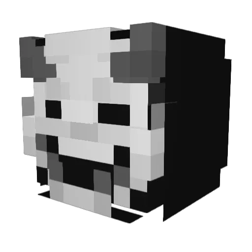 theyluvnickong Minecraft avatar head, 3D render