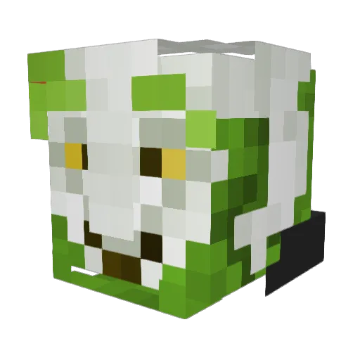 theynir Minecraft avatar head, 3D render