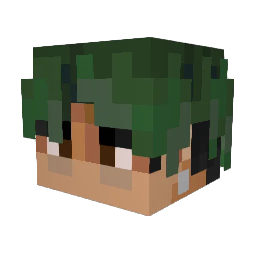 theyosefegy Minecraft avatar head, 3D render