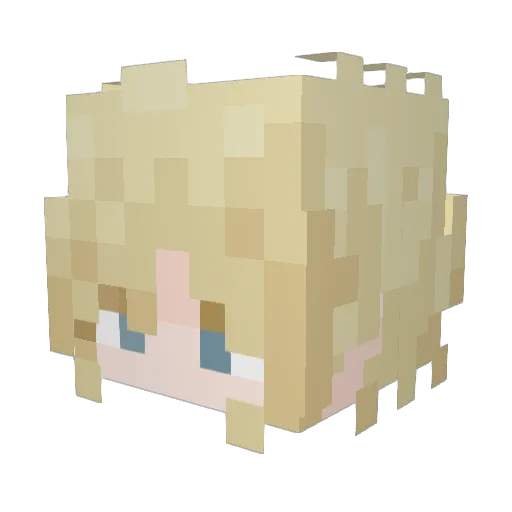 thezombieiscrazy Minecraft avatar head, 3D render