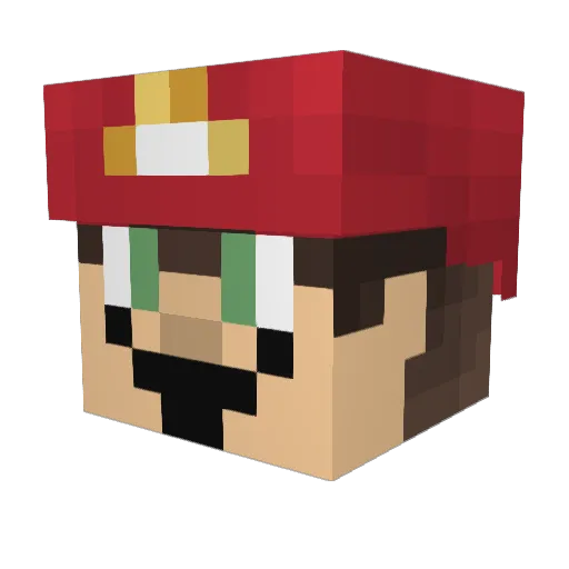 thezonkibonki Minecraft avatar head, 3D render