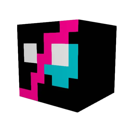 thhvr Minecraft avatar head, 3D render