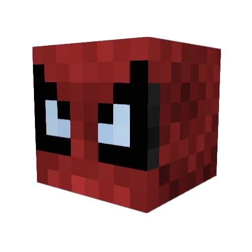 thiago_dray Minecraft avatar head, 3D render