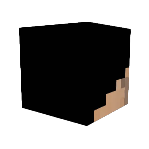 thiagokp06 Minecraft avatar head, 3D render