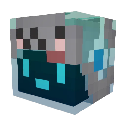 thiagosl23 Minecraft avatar head, 3D render