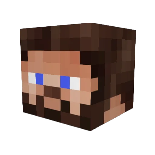 thib2000 Minecraft avatar head, 3D render