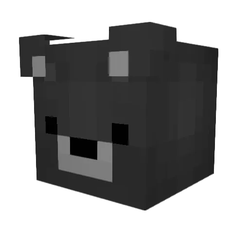 thib94 Minecraft avatar head, 3D render