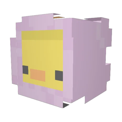 thicc_mochi Minecraft avatar head, 3D render
