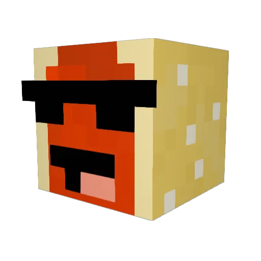 thiccpickle_69 Minecraft avatar head, 3D render