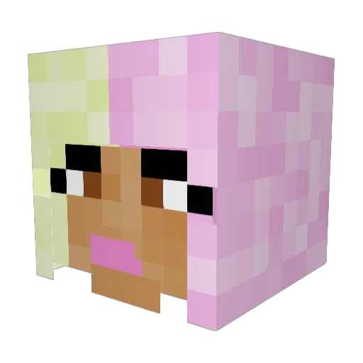 thiccy__nicky Minecraft avatar head, 3D render
