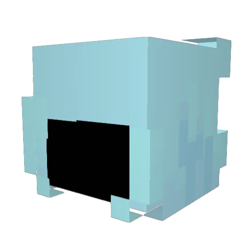 thiccynicky666 Minecraft avatar head, 3D render