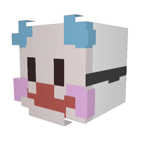 thieftitoxd Minecraft avatar head, 3D render