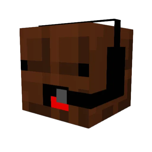 thierrylablef123 Minecraft avatar head, 3D render