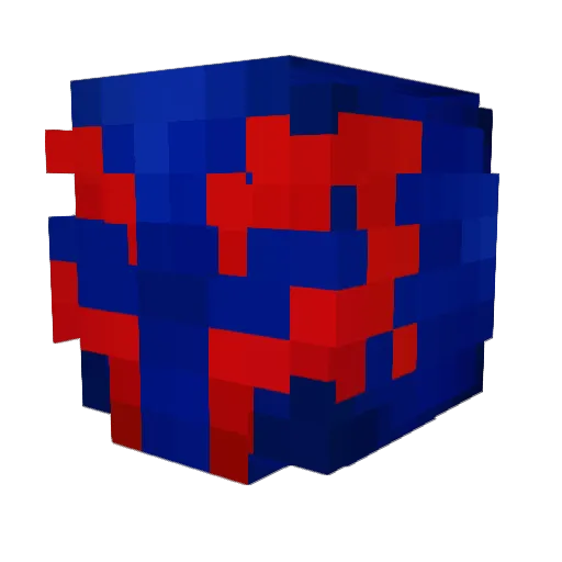 thierryle Minecraft avatar head, 3D render