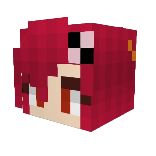 thighslapp Minecraft avatar head, 3D render