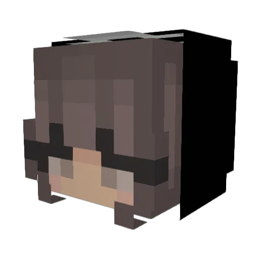 thighz69 Minecraft avatar head, 3D render