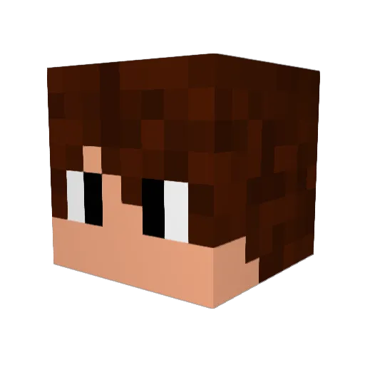 thijmenkleinjan Minecraft avatar head, 3D render