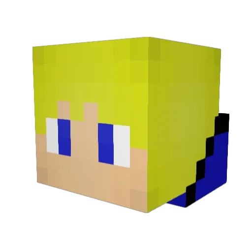 thijs1507 Minecraft avatar head, 3D render