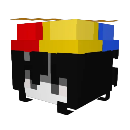 thijssiemans Minecraft avatar head, 3D render