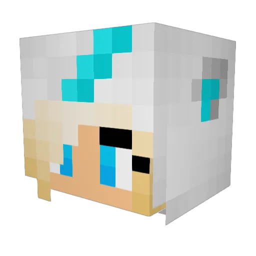 thilde03 Minecraft avatar head, 3D render