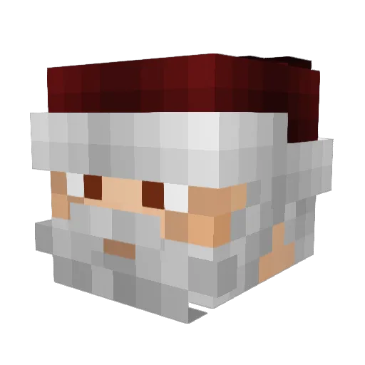 thim127 Minecraft avatar head, 3D render