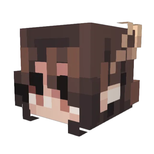 thimk_ Minecraft avatar head, 3D render