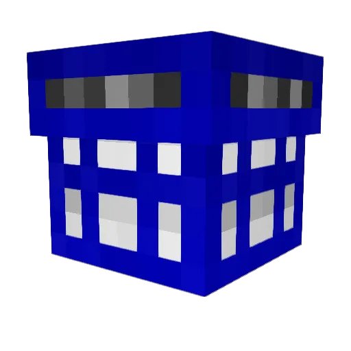 thing555 Minecraft avatar head, 3D render