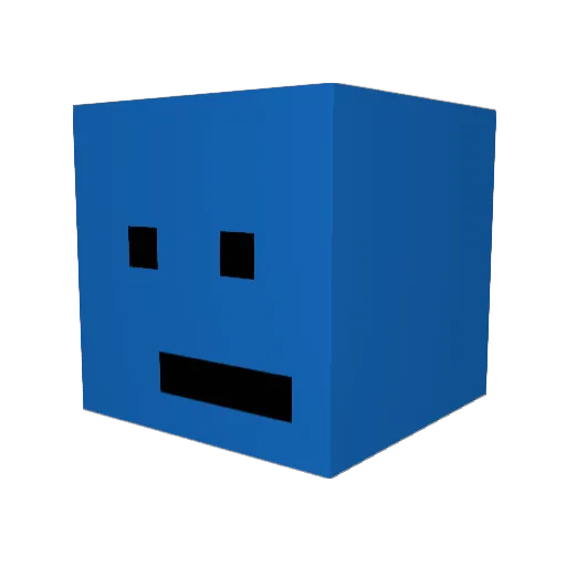 thingzz Minecraft avatar head, 3D render