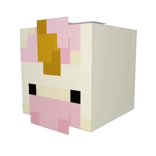 thip95 Minecraft avatar head, 3D render