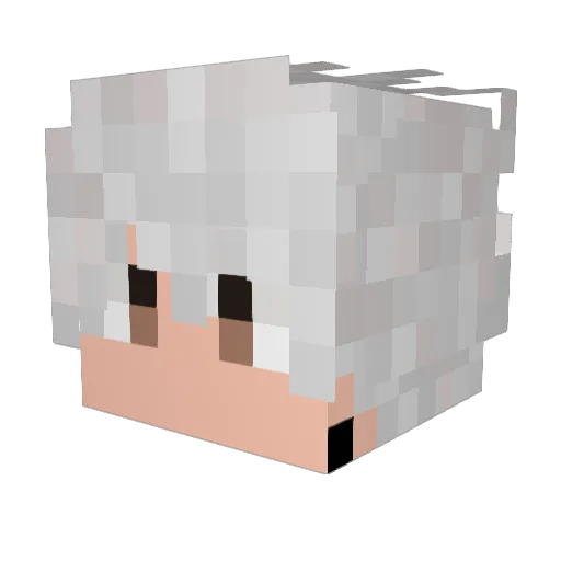 thirayut Minecraft avatar head, 3D render
