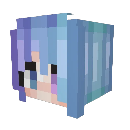 thirdeyeblind2 Minecraft avatar head, 3D render