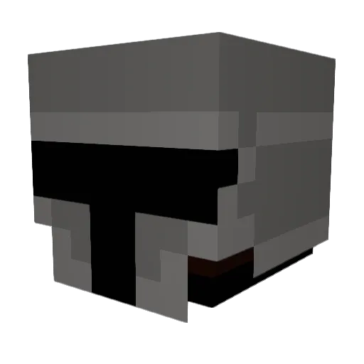 thirdlaw Minecraft avatar head, 3D render