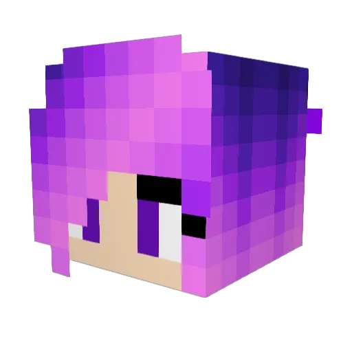 thirdraikage Minecraft avatar head, 3D render