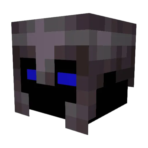 thirstymaster Minecraft avatar head, 3D render