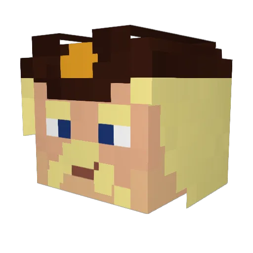 thirstyturtle84 Minecraft avatar head, 3D render