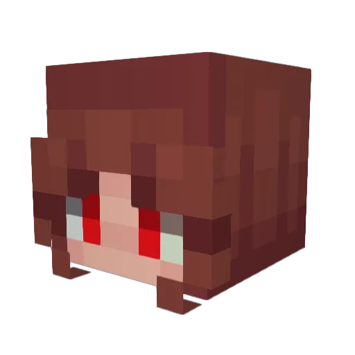 thirty2andhot Minecraft avatar head, 3D render