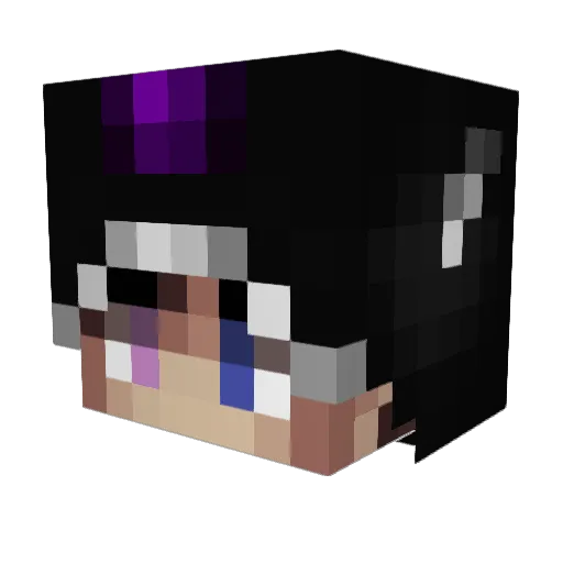 thirtysix37 Minecraft avatar head, 3D render