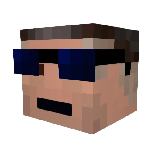 thisaintvlex Minecraft avatar head, 3D render