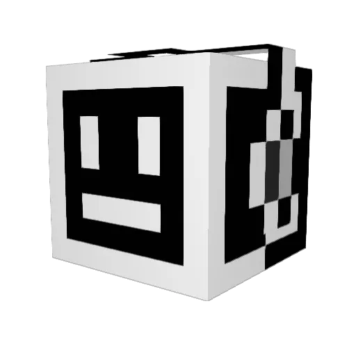 thiscryx Minecraft avatar head, 3D render