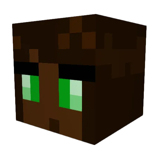 thisguymark Minecraft avatar head, 3D render