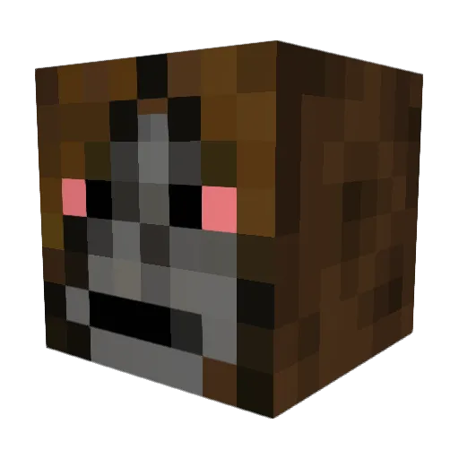 thisguynath Minecraft avatar head, 3D render