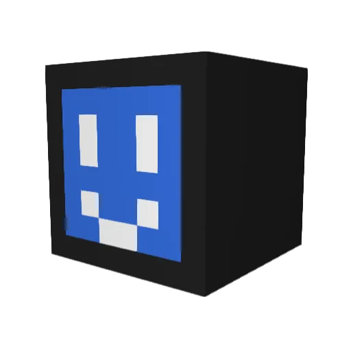 thisisgood Minecraft avatar head, 3D render