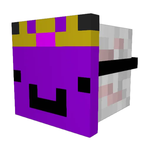 thisisme2023 Minecraft avatar head, 3D render