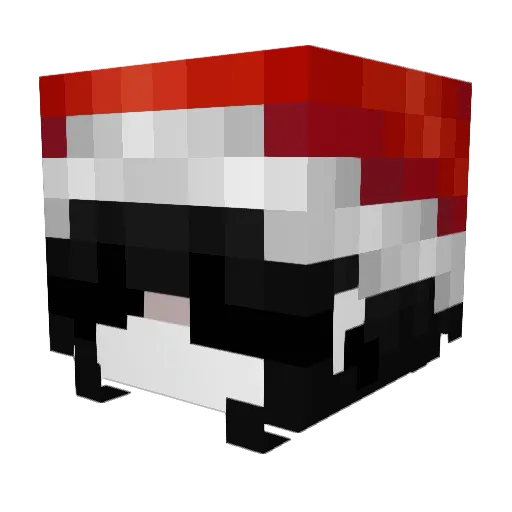 thiskq Minecraft avatar head, 3D render