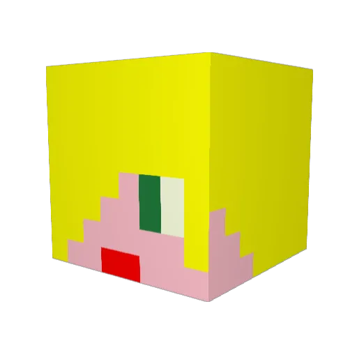 thithibo13 Minecraft avatar head, 3D render