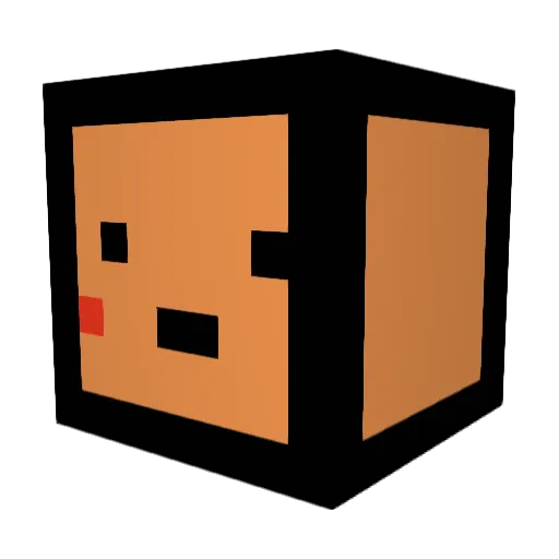 thizdog Minecraft avatar head, 3D render
