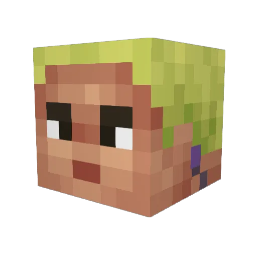 thkalon Minecraft avatar head, 3D render