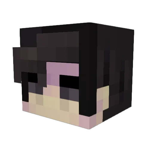 thlal Minecraft avatar head, 3D render