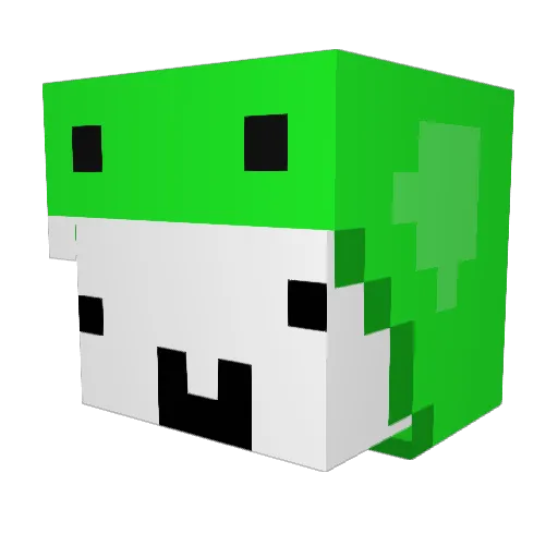 thlurpjooth Minecraft avatar head, 3D render